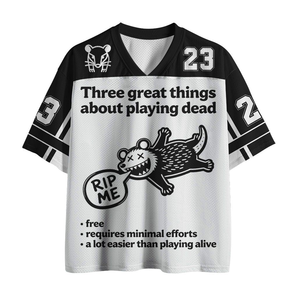 Possum playing dead mesh jersey gift idea