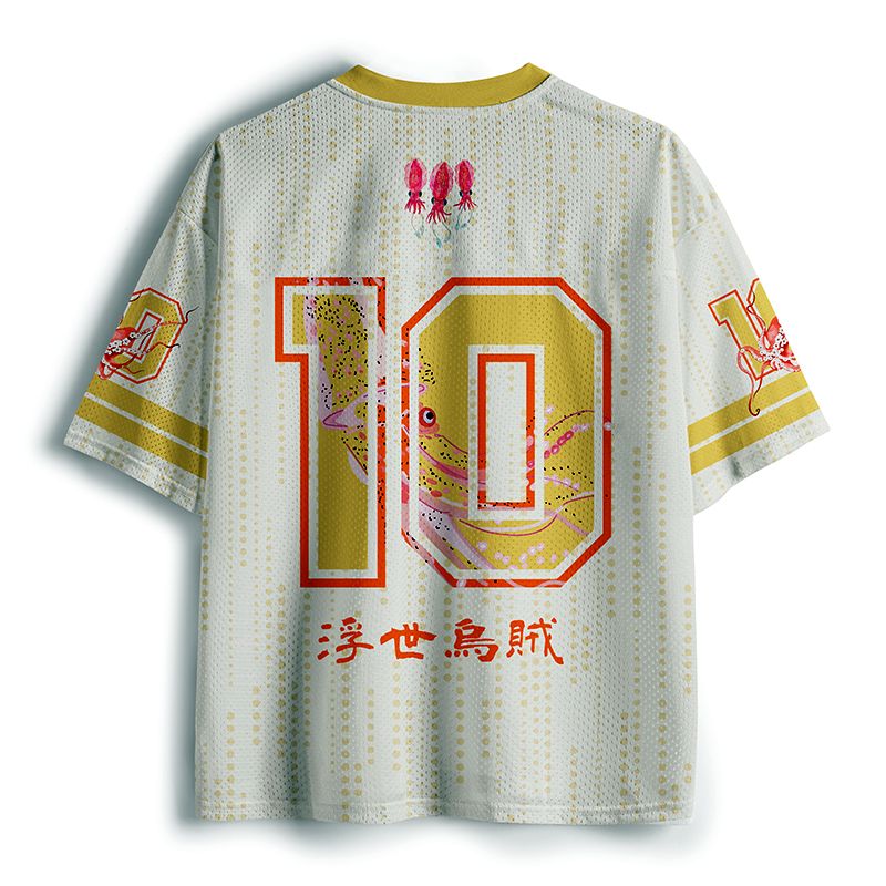 Kyoto Lion Mesh Jersey for Daily Wear