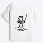 Hot Item Japanese Samurai Frog Off Shoulder Tee