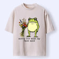 Kyoto-Lion Frog Sorry Mode Activated Washed T-Shirt