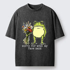 Kyoto-Lion Frog T-Shirt for Streetwear