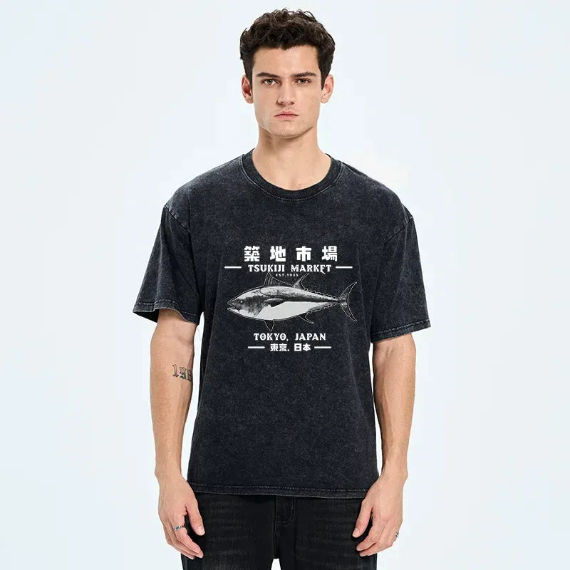 kyoto lion vintage streetwear t-shirt