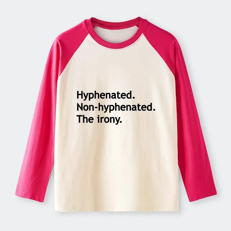 Funny Japanese Raglan Long Sleeve T-shirt