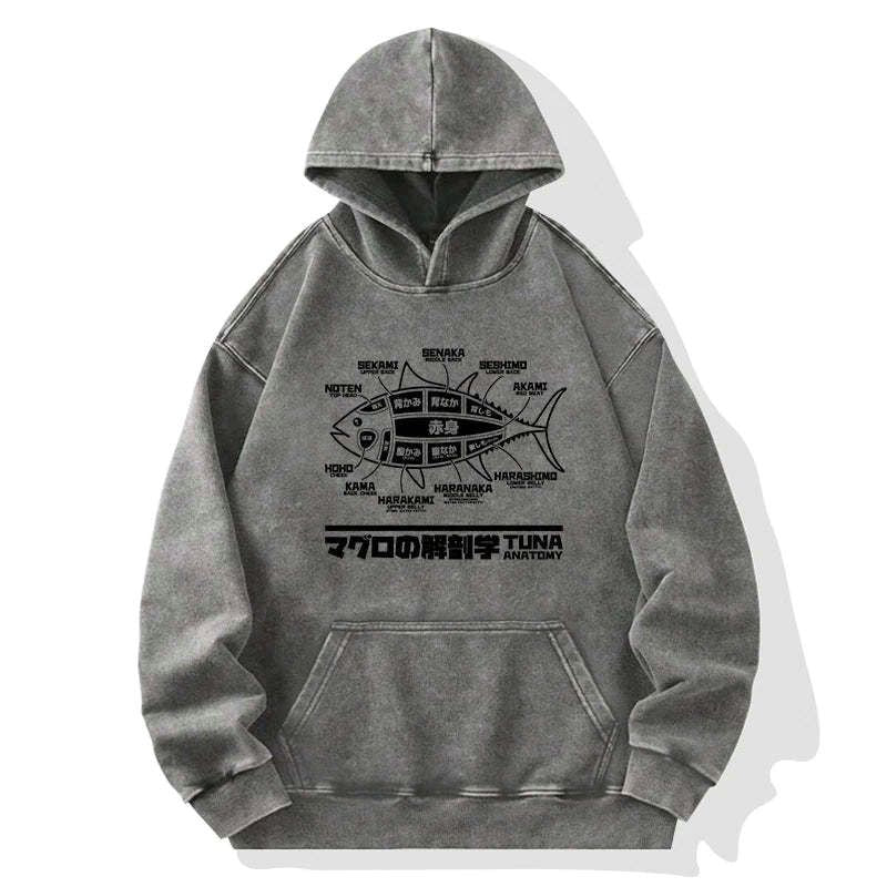 japanese washed hoodie for daily wear