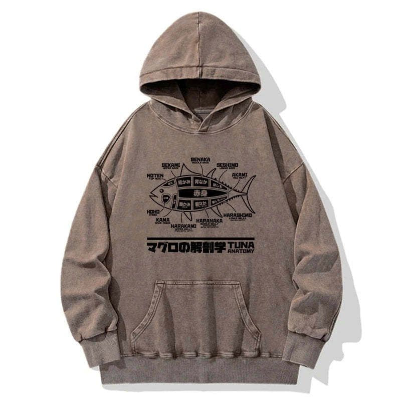 japanese washed hoodie for daily wear