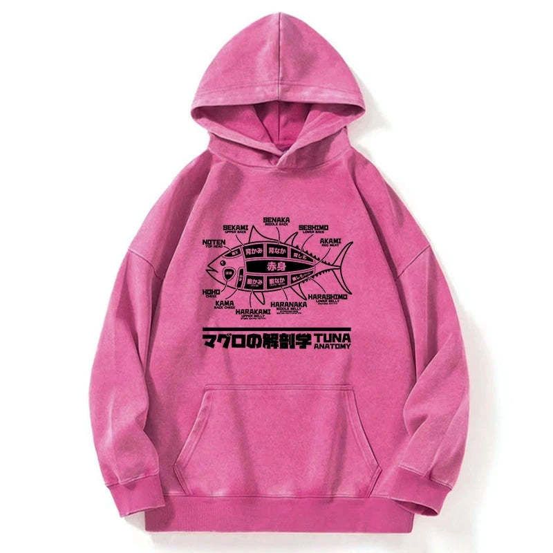 kyoto lion tuna dissection hoodie streetwear
