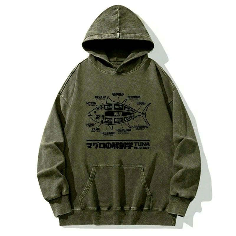 japanese washed hoodie for daily wear