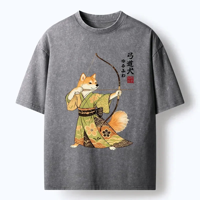 Vintage Japanese Style Cotton T-Shirt