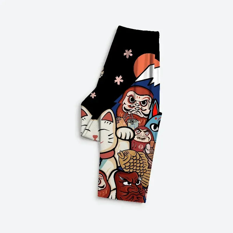 Kyoto-Lion Traditional Japanese Elements Family Pajama Sets