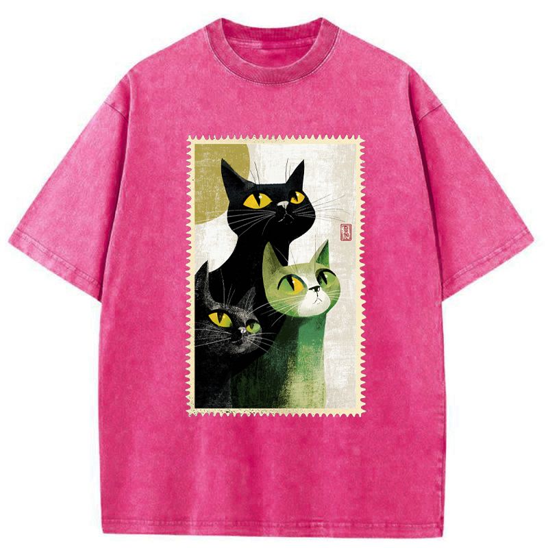 Japanese vintage washed t-shirt for everyday wear
