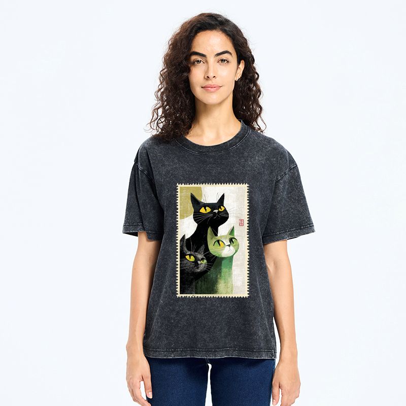 Japanese vintage washed t-shirt for everyday wear