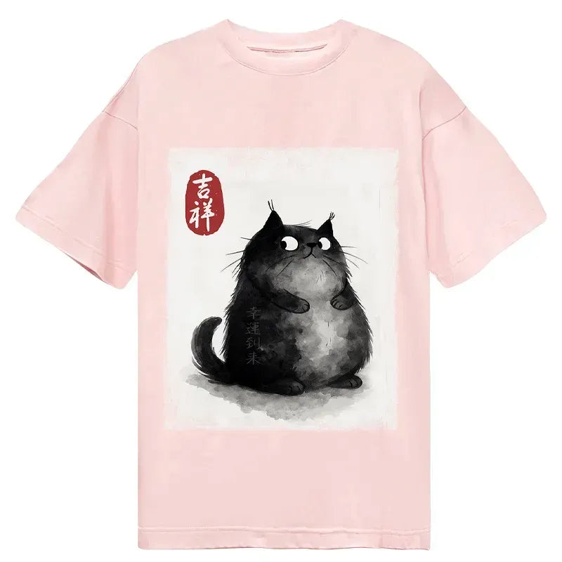 Vintage Kyoto Lion Black Cat Shirt