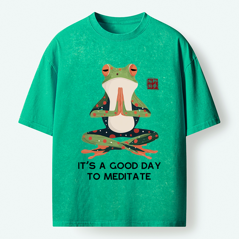 Comfortable Japanese Frog T-Shirt for Vacation