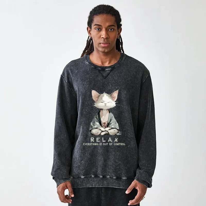 Washed Terry Sweatshirt on Sale