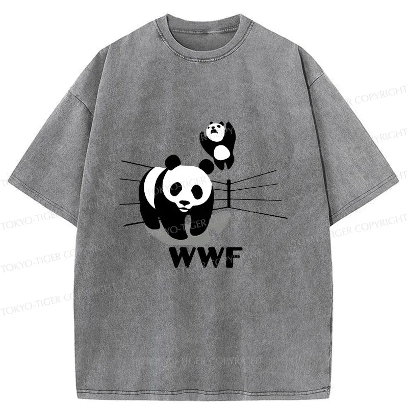 Funny Wrestling Pandas Meme T-Shirt