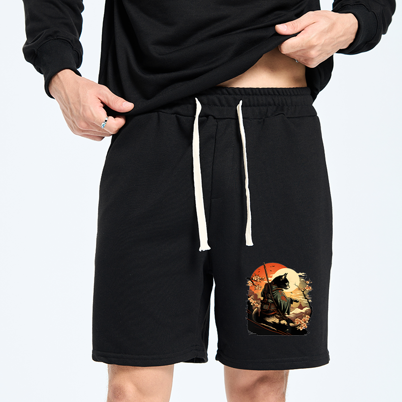 Neko Ninja Unisex Shorts for Daily Wear