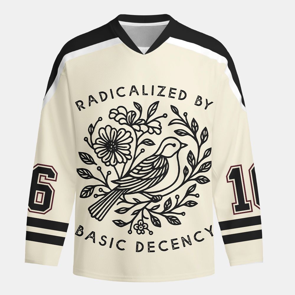 Kyoto-Lion Pigeon That Was Moved Three Long-Sleeve Hockey Jersey
