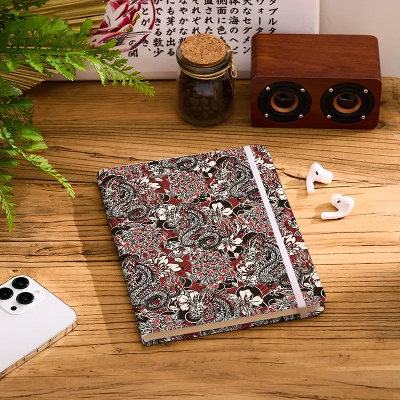 Japanese Retro Dragon Notebook for Travel