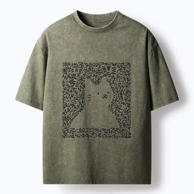 washed unisex t-shirt for gift idea