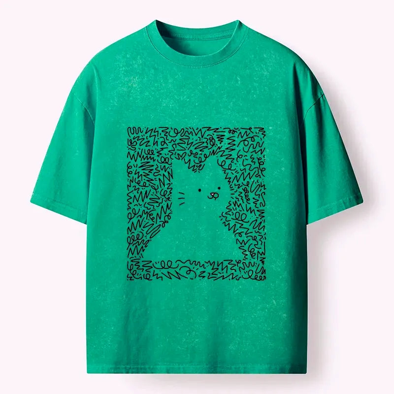 washed unisex t-shirt for gift idea