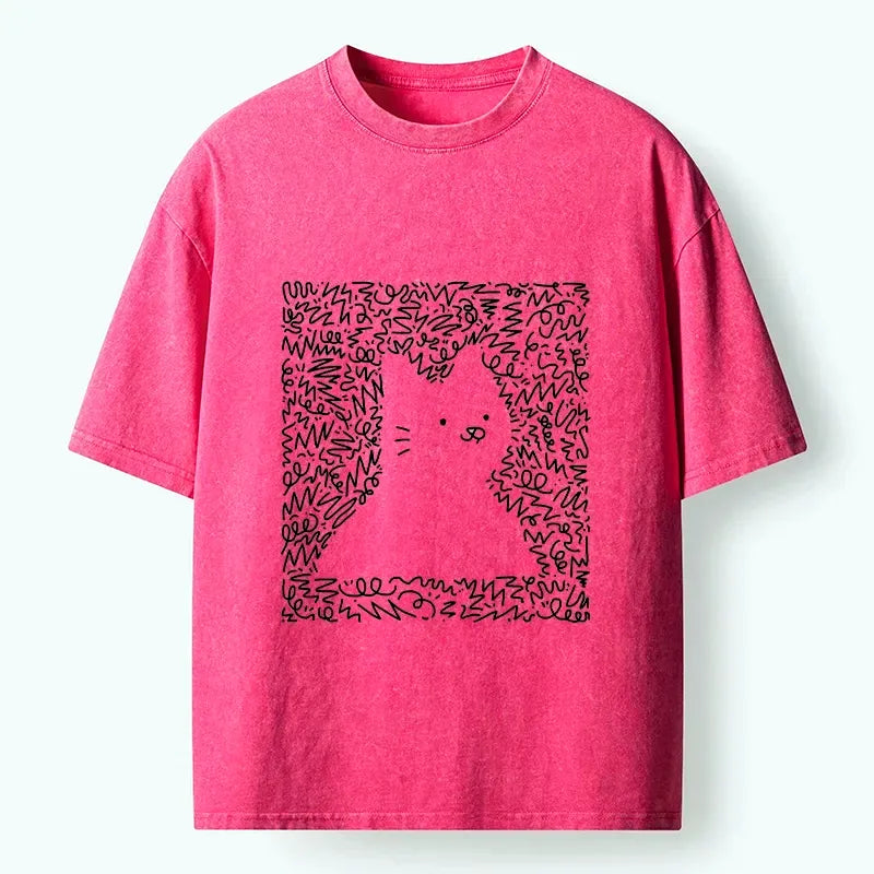 washed unisex t-shirt for gift idea