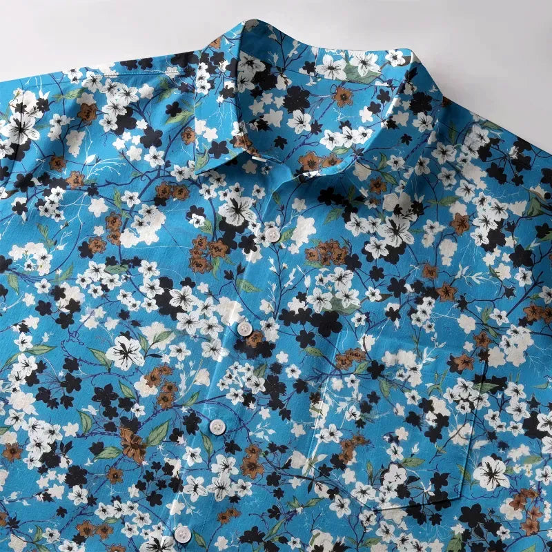 Ukiyo-e Style Button-up Shirt on Sale