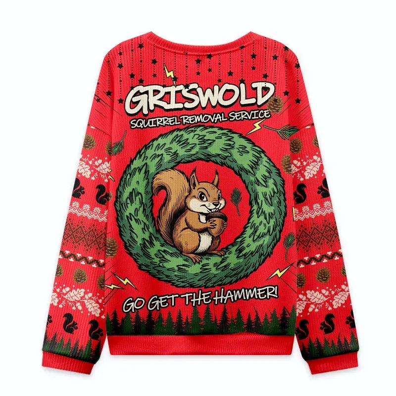 Kyoto Lion squirrel removal sweater for holiday party