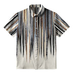 Kyoto-Lion Japanese Pattern Button-up Shirt