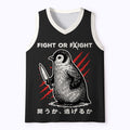 funny fight or flight mesh tank top