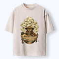 Washed Vintage Japanese T-Shirt for Daily Wear