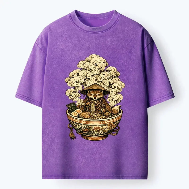 Washed Vintage Japanese T-Shirt for Daily Wear