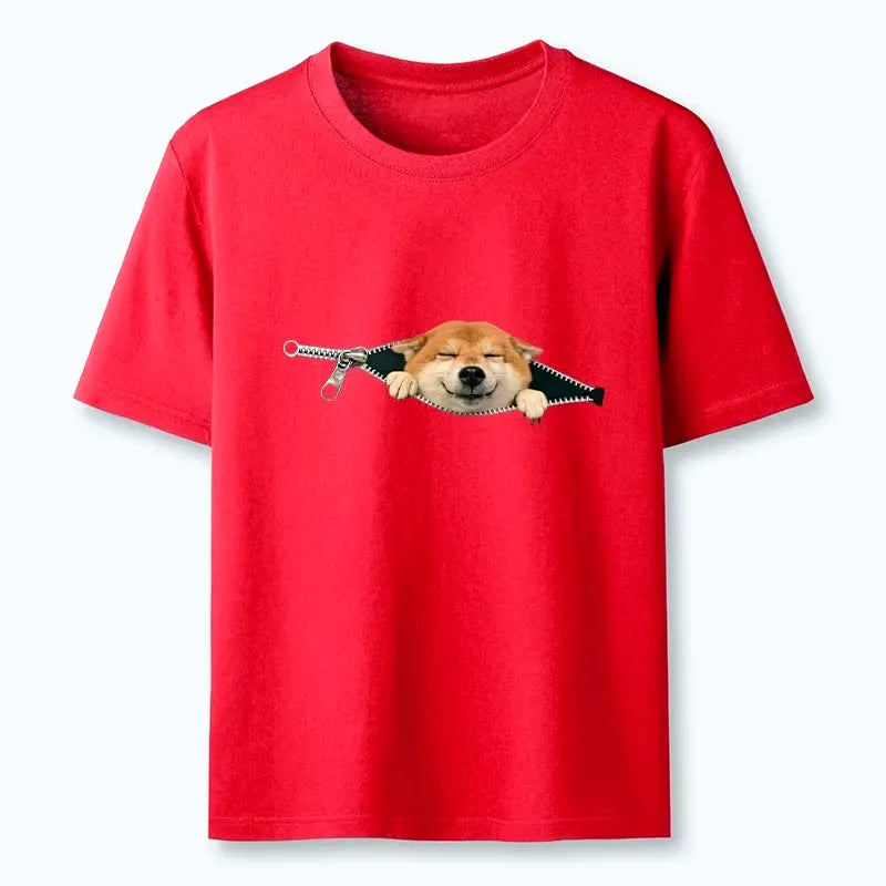 cute shiba dog t-shirt for daily wear