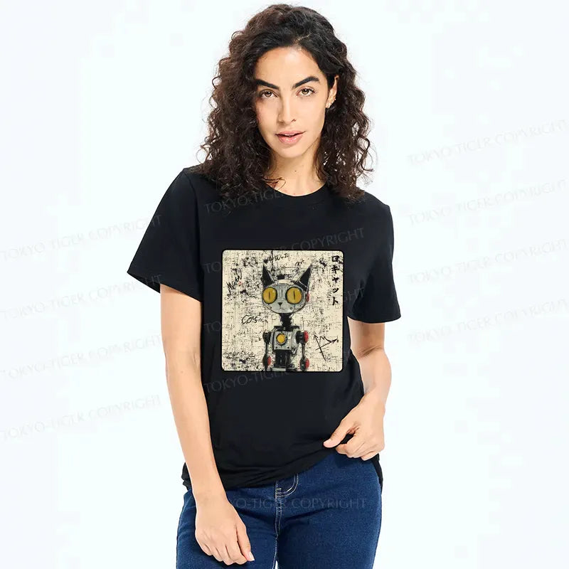 Kyoto-Lion Robot Cat Classic T-Shirt
