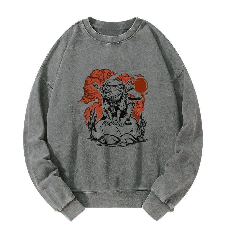 kyoto lion ninja frog sweatshirt on sale
