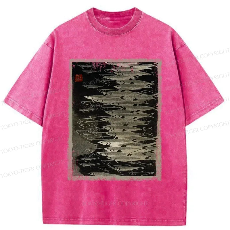 Japanese Vintage Fish Washed T-Shirt