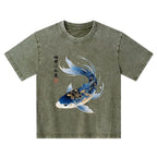 Japanese Koi Kids Shirt for Vacation