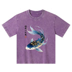 Watercolor Koi Fish Kids Tee for Summer