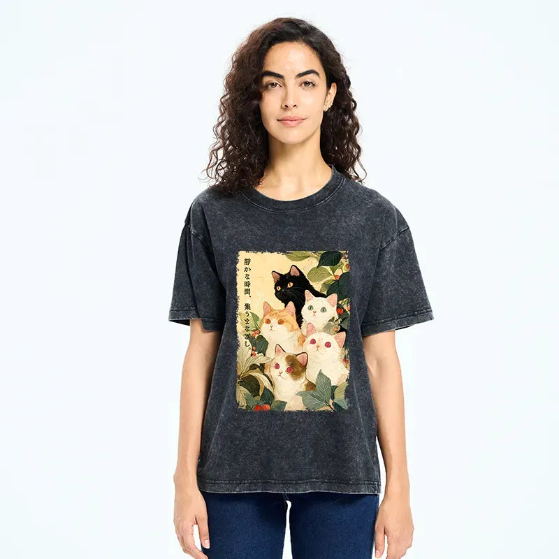 ukiyo-e washed tee on sale