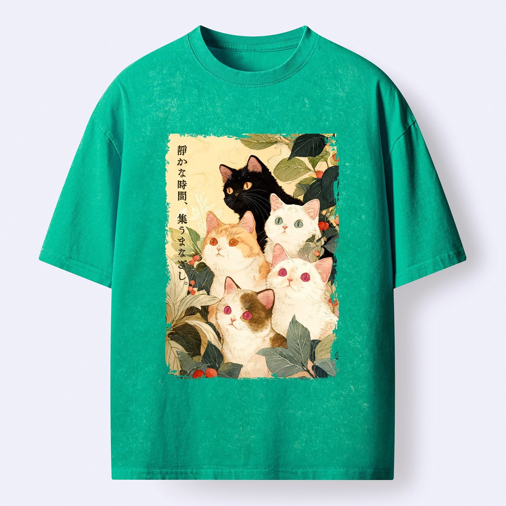 kyoto lion cat shirt for summer
