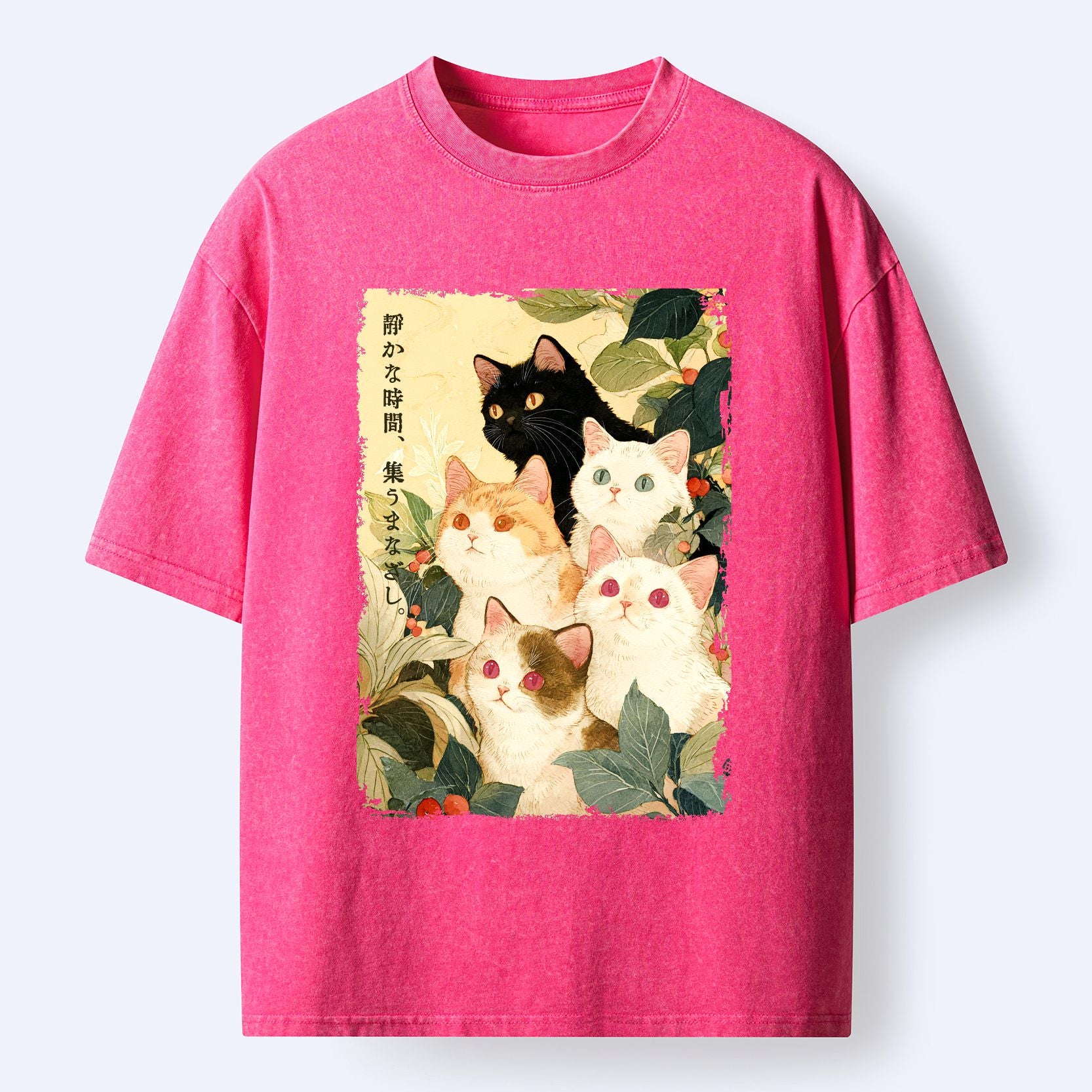 kyoto lion cat shirt for summer