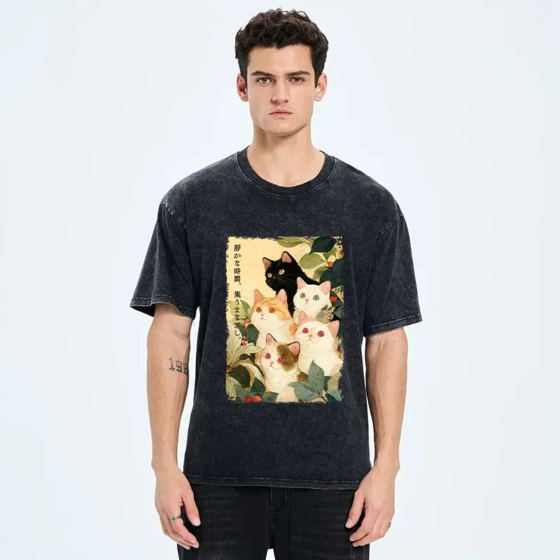 kyoto lion cat shirt for summer