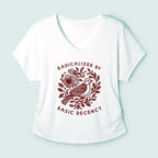 Soft modal dolman sleeve t-shirt for women