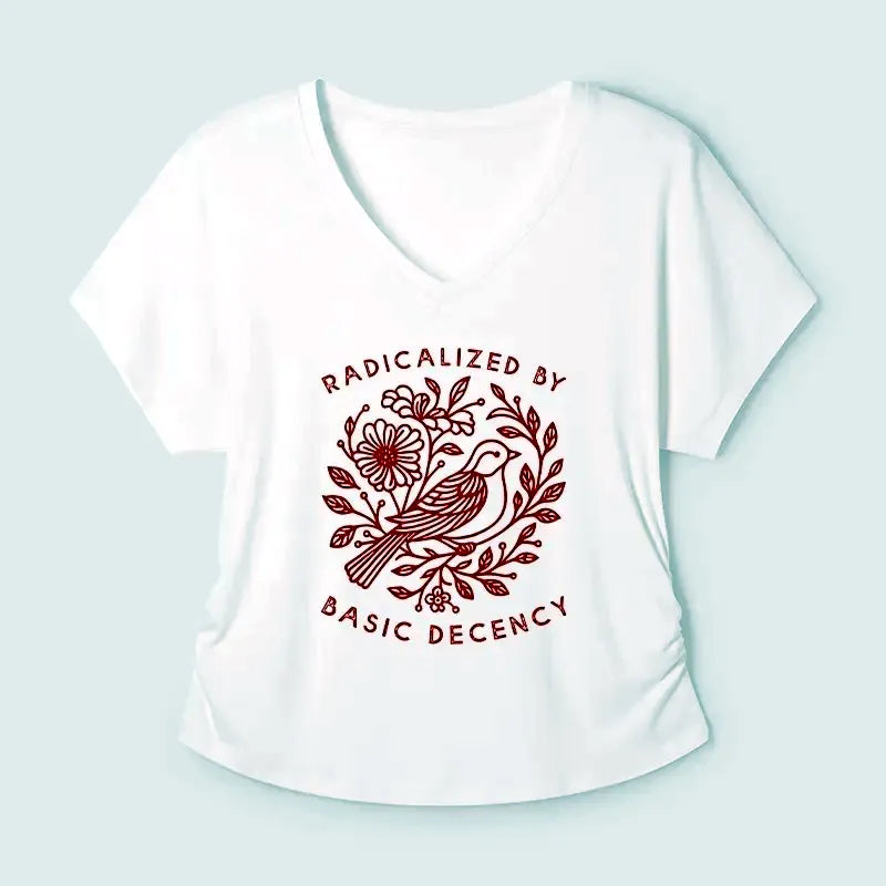 Soft modal dolman sleeve t-shirt for women
