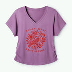 Kyoto-Lion Pigeon That Was Moved Modal Dolman Sleeve T-Shirt