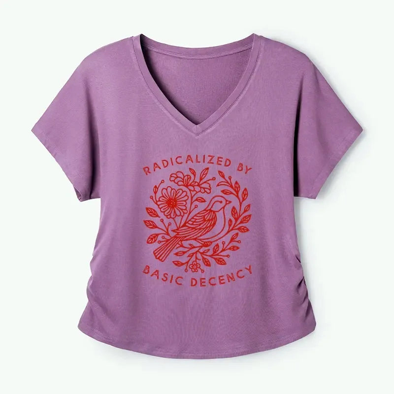 Kyoto-Lion Pigeon That Was Moved Modal Dolman Sleeve T-Shirt