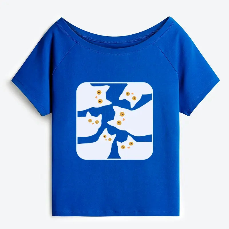 Trendy Kyoto Cat Shirt for Casual Wear