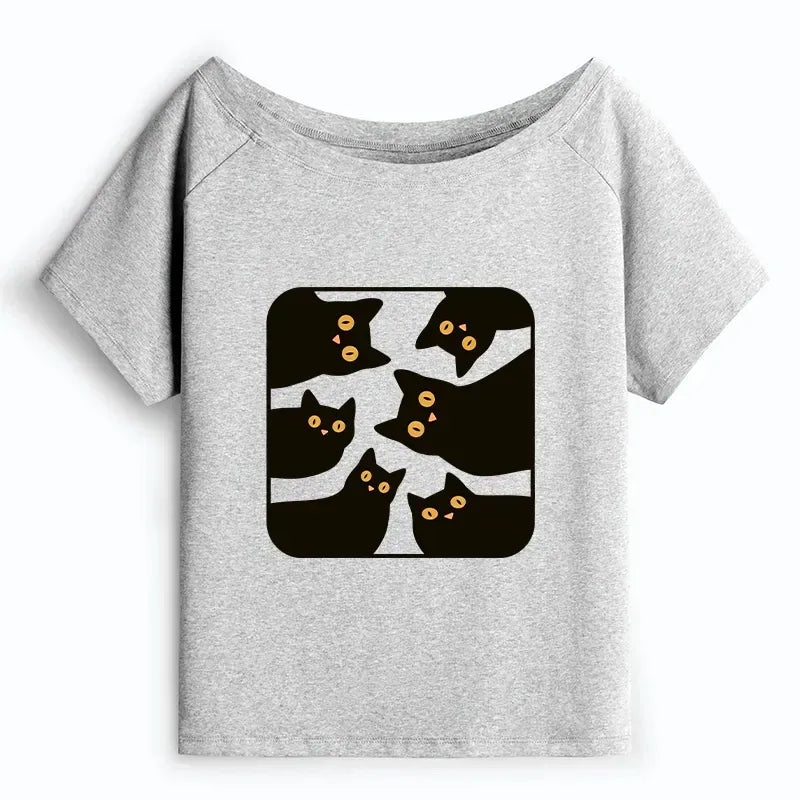 Trendy Kyoto Cat Shirt for Casual Wear