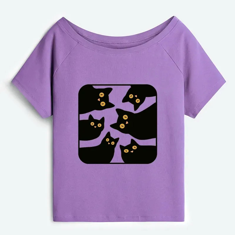 Trendy Kyoto Cat Shirt for Casual Wear