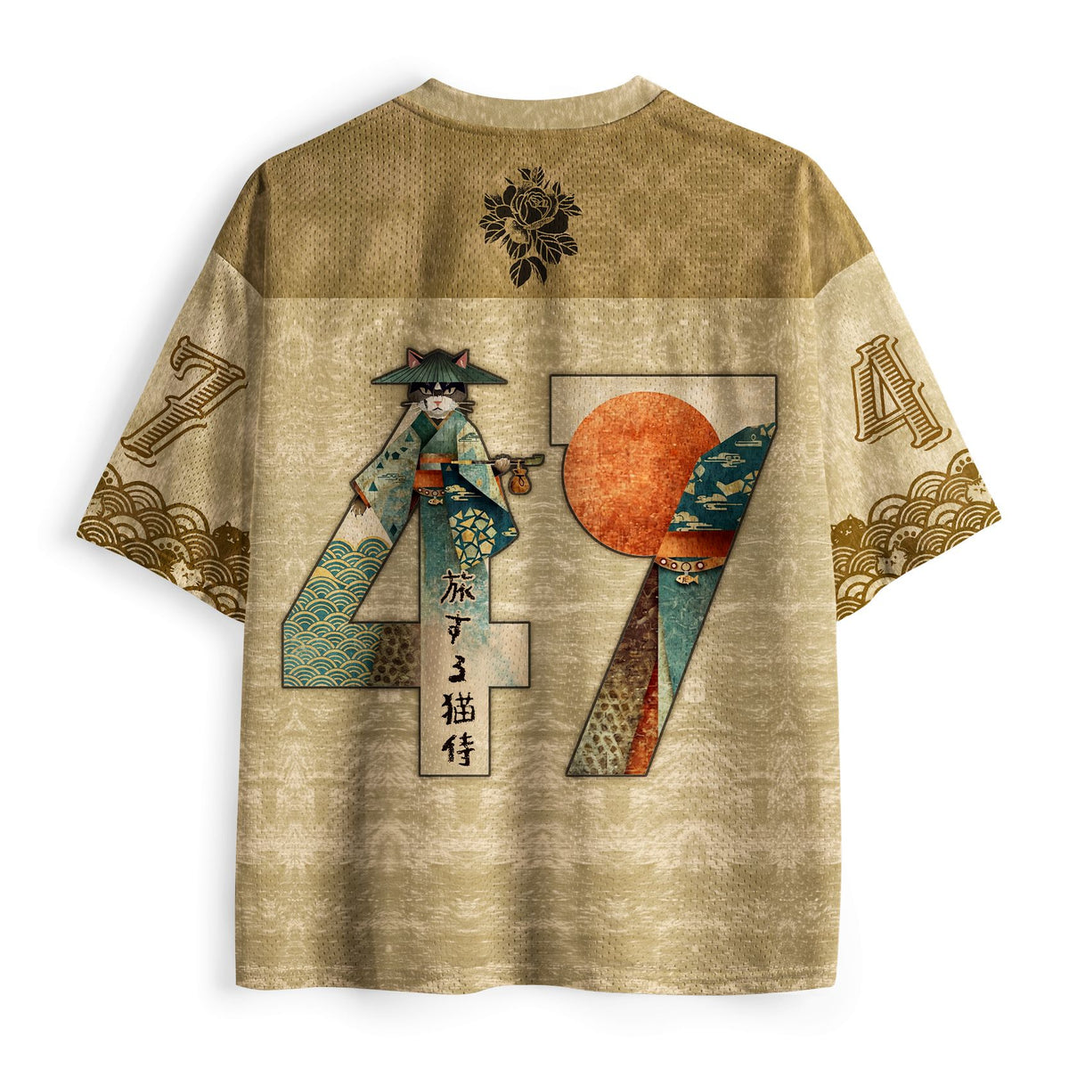 Kyoto-Lion Journey Of The Cat Samurai Mesh Jersey