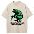 Kyoto-Lion Dangerous Frog Japan Washed T-Shirt